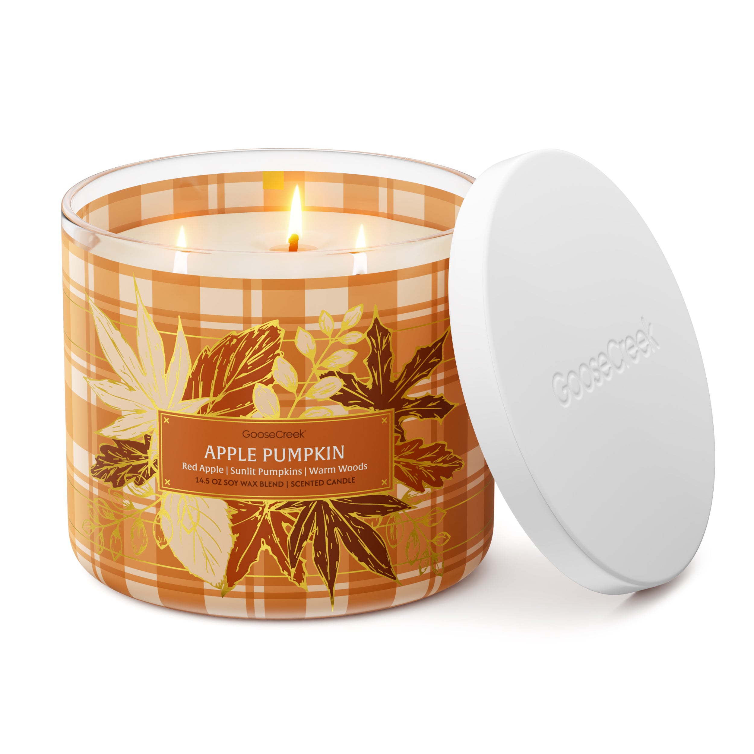 Apple Pumpkin 3-Wick Candle - Image 3