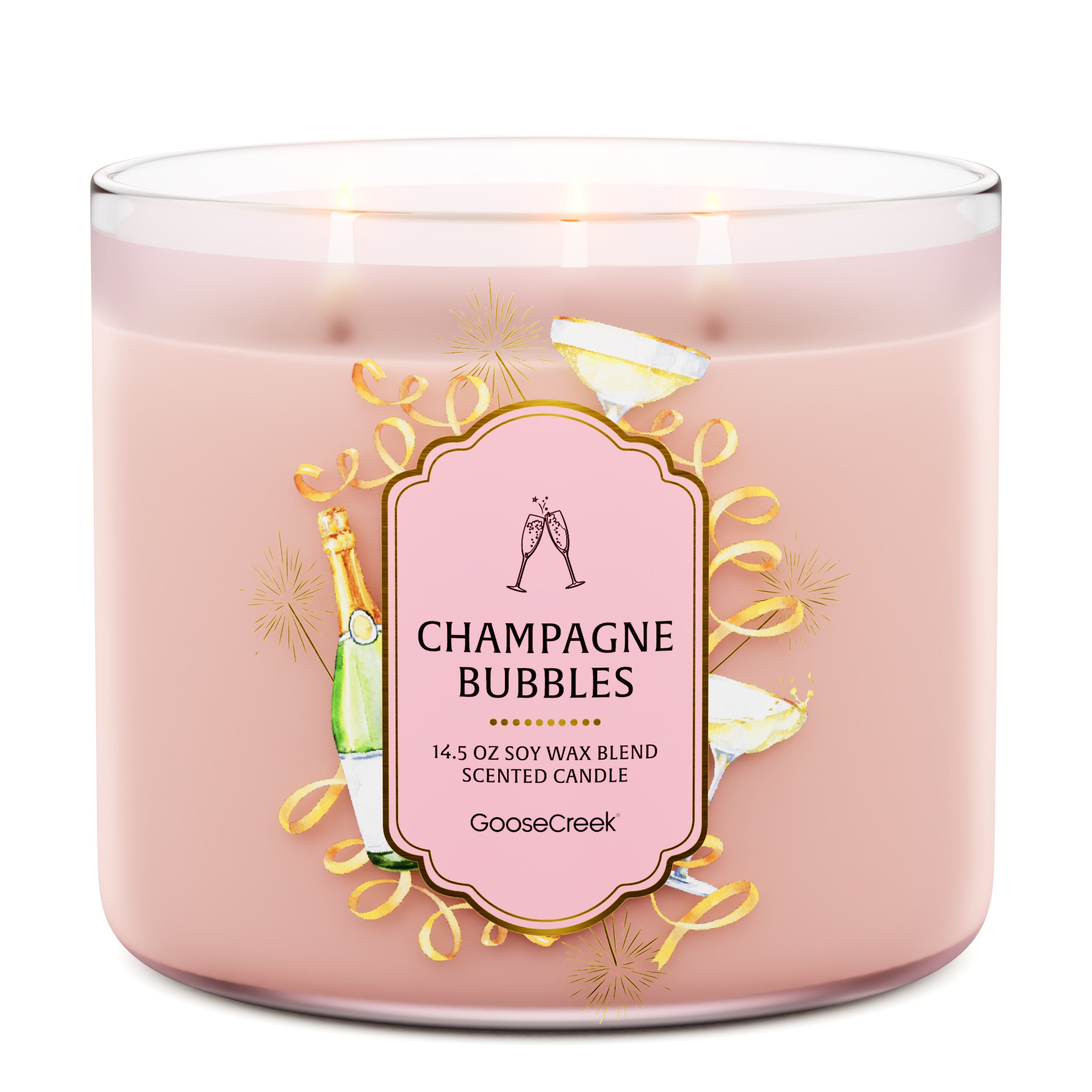 Champagne Bubbles 3-Wick Candle