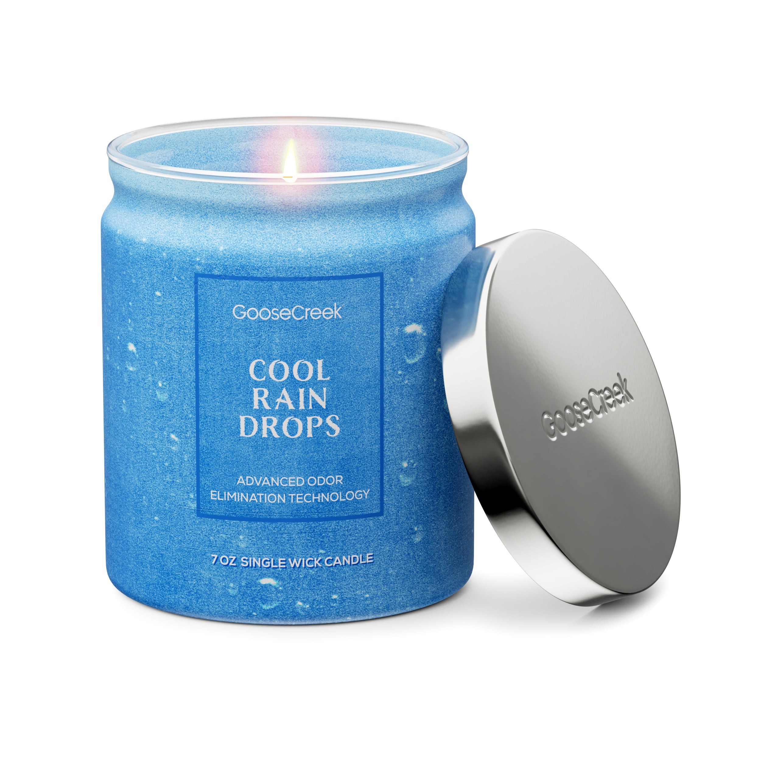 Cool Rain Drops Odor Eliminating 7oz Single Wick Candle - Image 3